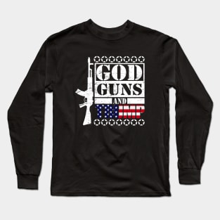 God Guns Trump Long Sleeve T-Shirt